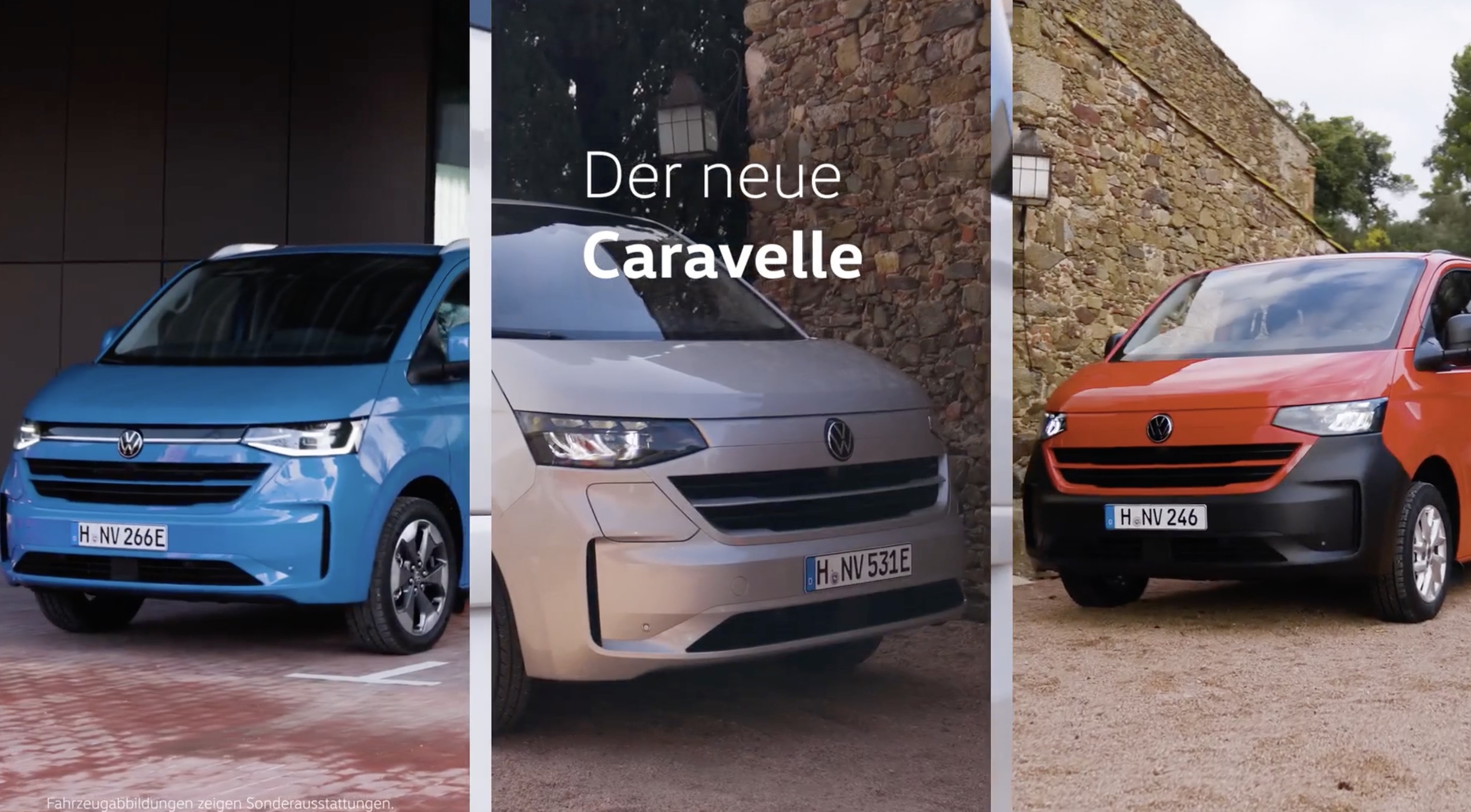 Volkswagen The new Caravelle The models at a glance